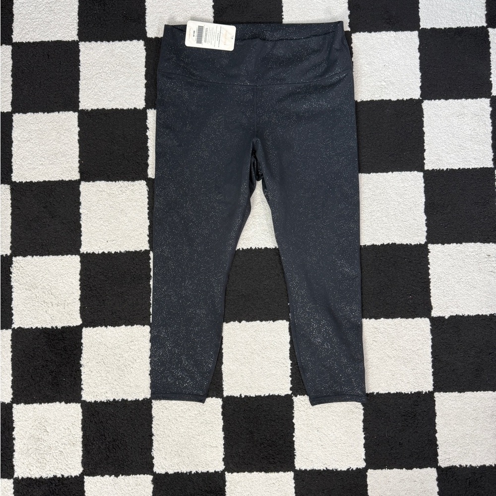 Fabletics Black Leggings Streamlined Stretchy Bottoms